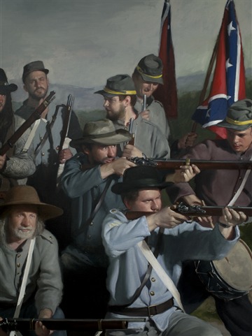 Group Series No. 5 - Re enactment (detail)