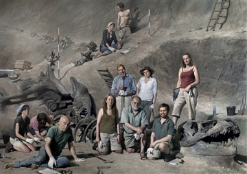 Group Series No. 3 - Paleontologists
