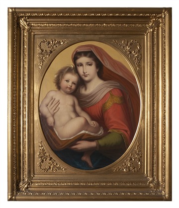 'Mother with Child' with Crossed Eyes